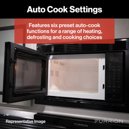 Furrion RV Microwave 0.9 cu. ft, Black – Model FMSN09-BL