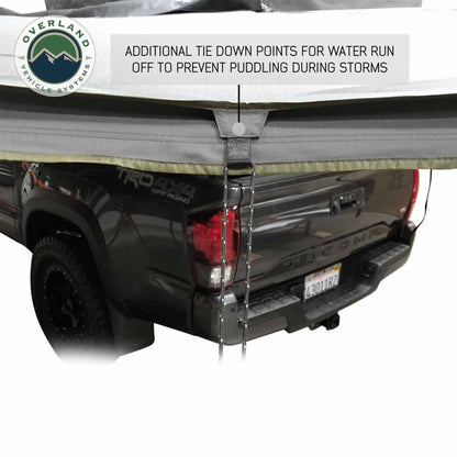 OVS HD Nomadic 270 Degree Awning - Passenger Side - Dark Gray Awning With Black Cover