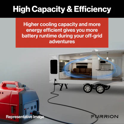 Furrion Chill Cube 18K BTU Variable Speed RV Rooftop AC – Black , Non-Ducted