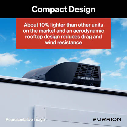 Furrion Chill Cube 18K BTU Variable Speed RV Rooftop AC – Black , Non-Ducted