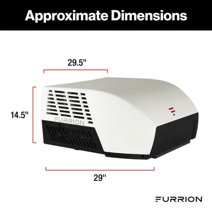 Furrion Chill® Cube 18K BTU Variable Speed Ducted RV Rooftop Air Conditioner (R32) – White