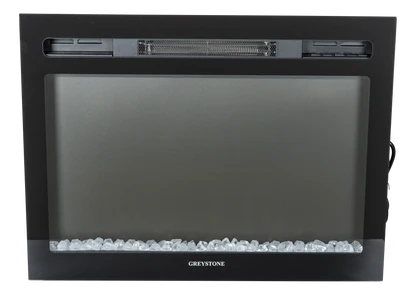 Greystone® 26" 3-Color Crystal LED Wall Mount Fireplace with Remote – Model F2653BCFW