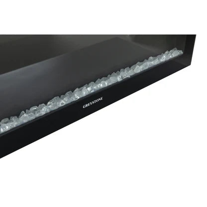 Greystone, Electric Fireplace With Crystal Log Set, 31 Inch Length
