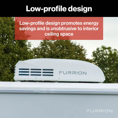 Furrion Chill® HE Low-Profile RV Rooftop Air Conditioner with Heat Pump (R32) 13500 – White