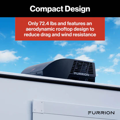 Furrion Chill® Cube 18K BTU Variable Speed Ducted RV Rooftop Air Conditioner (R32) – Black