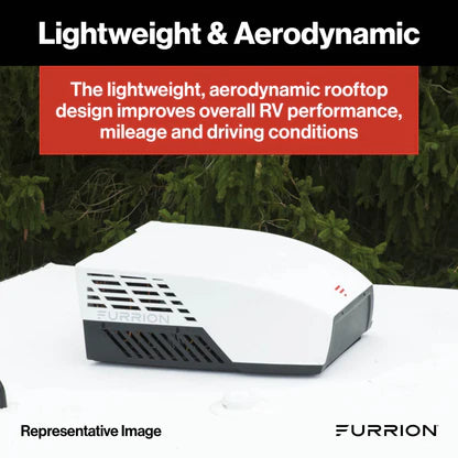 Furrion Chill HE 1500 BTU RV Roof Air Conditioner – White (R32)