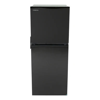 Furrion Everchill 12V RV Refrigerator – 10.7 cu. ft., Right Hinge, Black Glass (Model #107785)