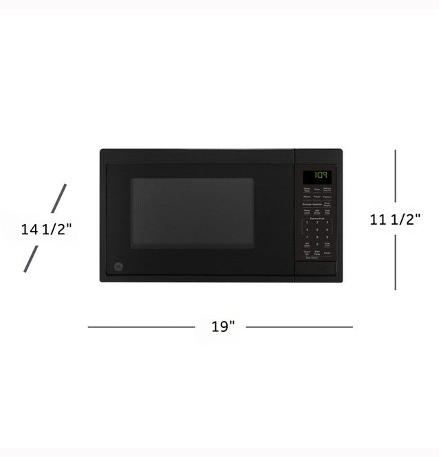 GE 0.9-cu ft Built-In Microwave Oven (Model GCBK09N1WBB)